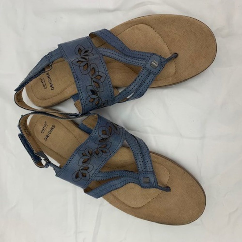 Earth Origins Belle Becky Blue Sandals Size 10